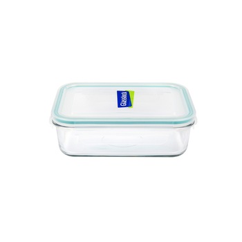 Cutie Glasslock, dreptunghiulara, din sticla, cu capac plastic, 990 ml Cutie Glasslock, dreptunghiulara, din sticla, cu capac plastic, 990 ml