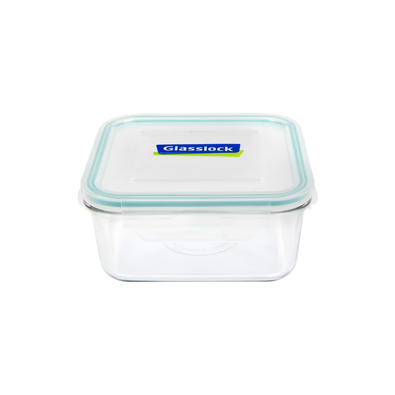 Cutie Glasslock, patrata, din sticla, cu capac plastic, 1180 ml