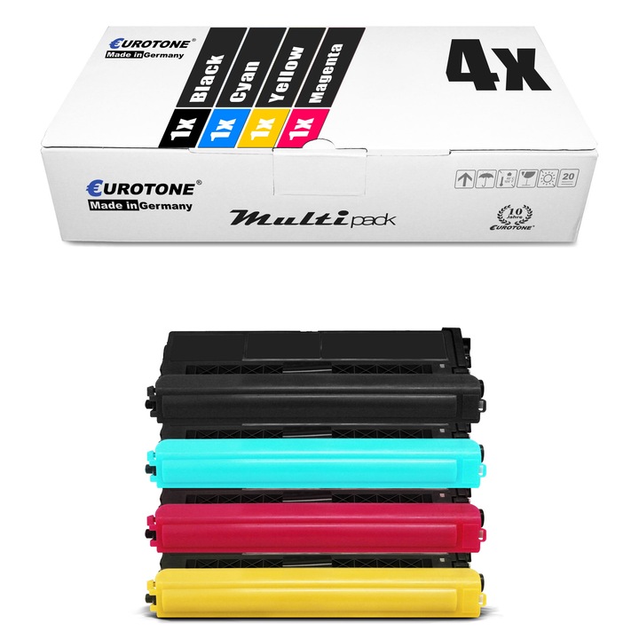 Set 4 Toner Eurotone Alternativa pentru Brother TN900BK Negru / TN900C Cyan / TN900M Magenta / TN900Y Galben