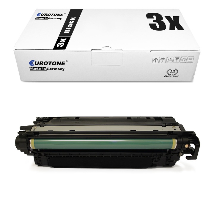 Set 3 Toner Eurotone Alternativa pentru HP CE740A 307A Negru