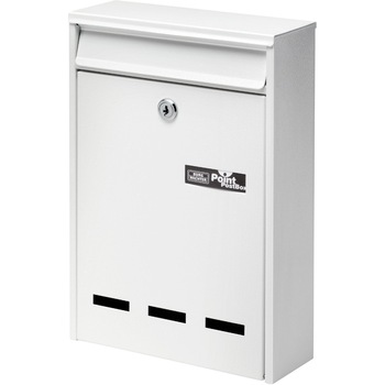 Cutie postala Burg Wachter Pointex 5871 W, 315x215x75 mm, culoare alba Cutie postala Burg Wachter Pointex 5871 W, 315x215x75 mm, culoare alba