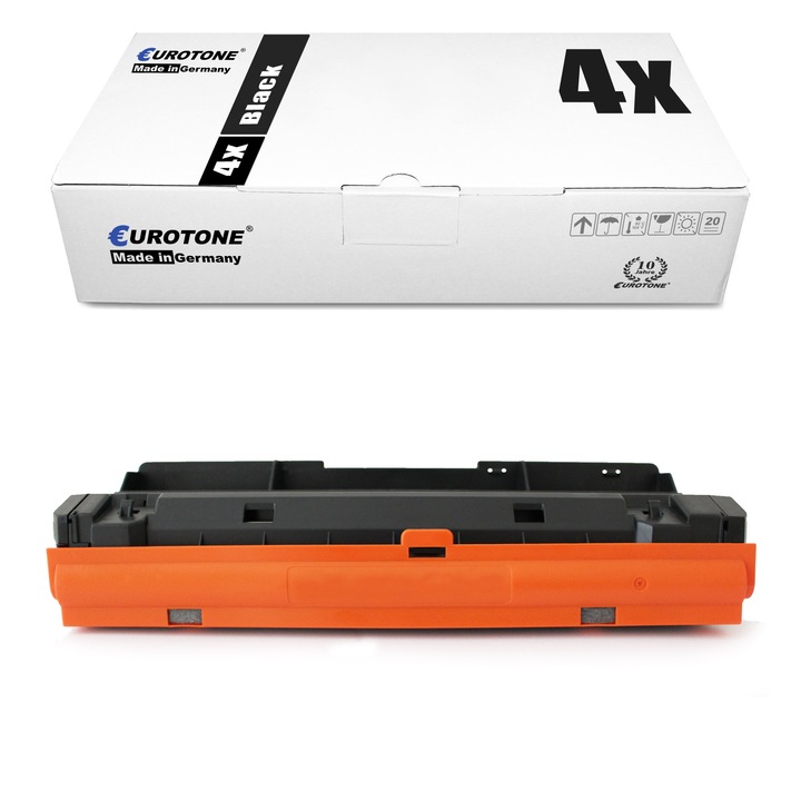 Set 4 Toner XXL Eurotone Alternativa pentru Samsung MLT-D204E Negru