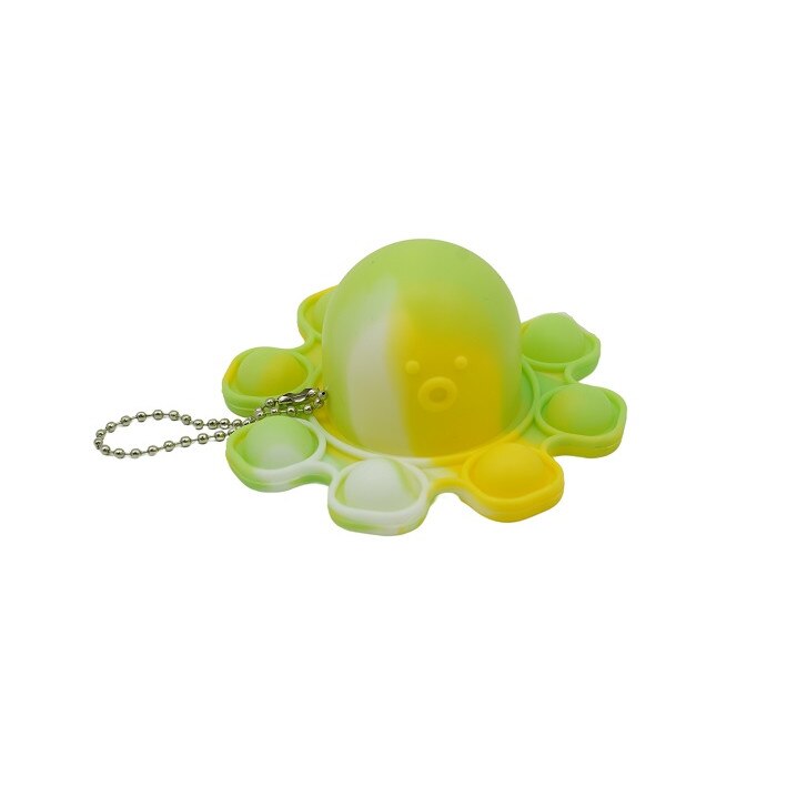 Jucarie antistres din silicon, Flippy®, Pop It Now and Flip It, Caracatita reversibila, Multicolor, V5