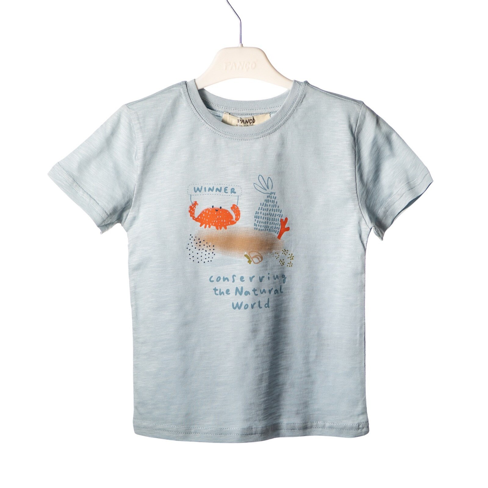 Tricou pentru baieti, culoare albastra 1252