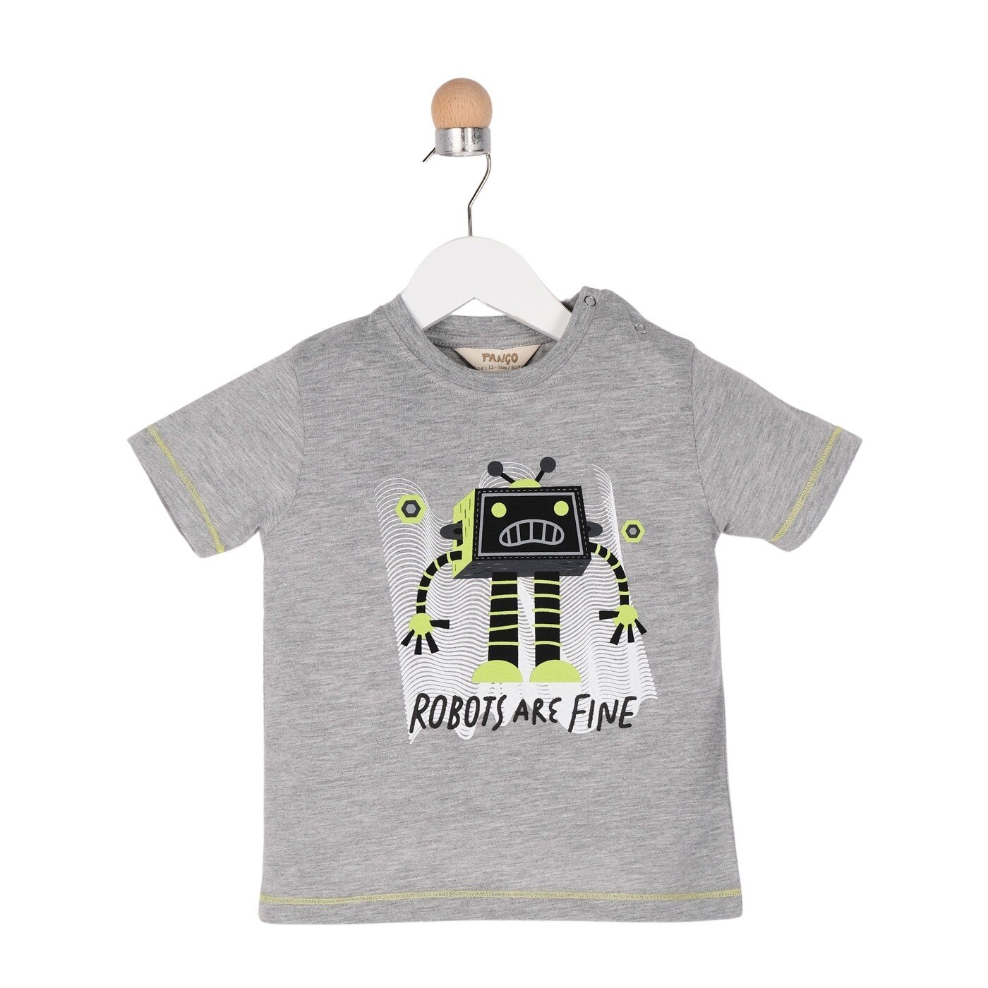 Tricou pentru baieti, culoare gri 1212