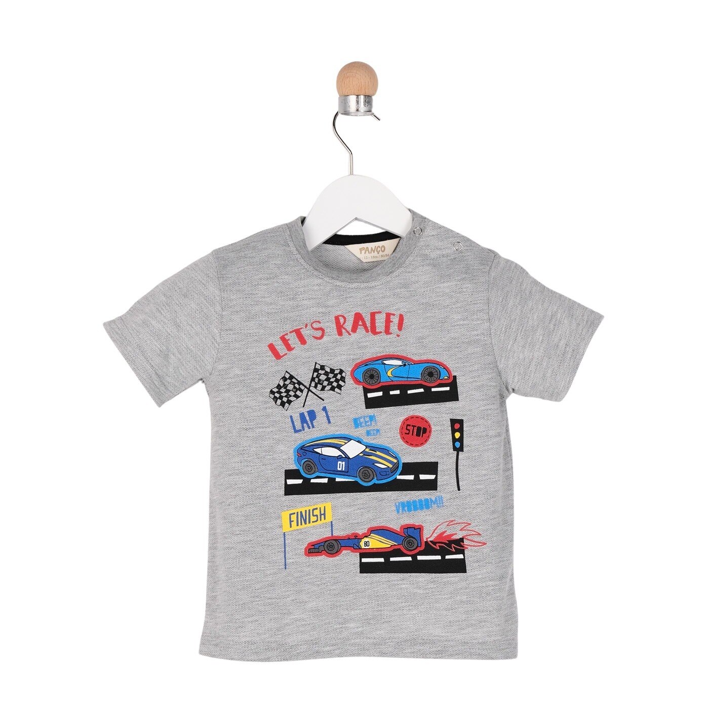 Tricou pentru baieti, culoare gri 1237