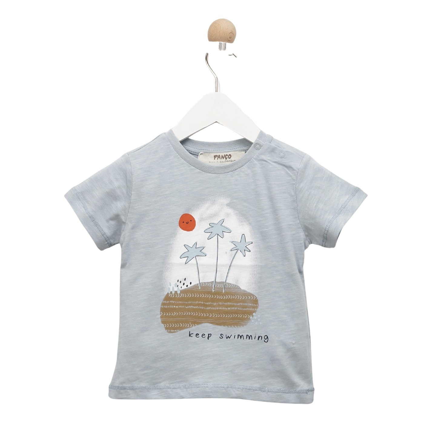 Tricou pentru baieti, culoare albastra 1257