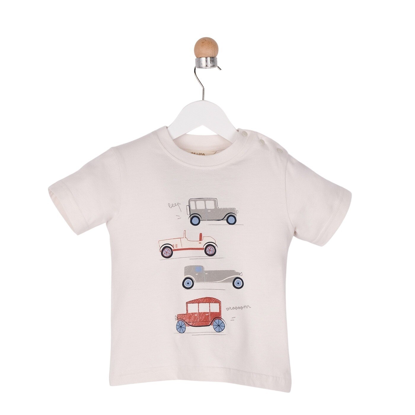 Tricou pentru baieti, culoare bej 1267