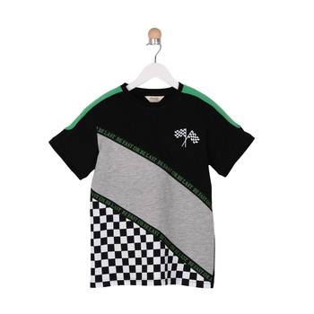 Tricou pentru baieti, culoare neagra 1425 Tricou pentru baieti, culoare neagra 1425