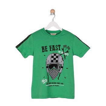 Tricou pentru baieti, culoare verde 1443 Tricou pentru baieti, culoare verde 1443