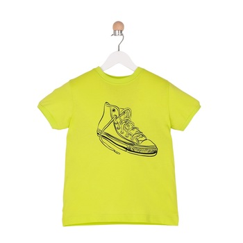 Tricou pentru baieti, culoare fistic 1524 Tricou pentru baieti, culoare fistic 1524