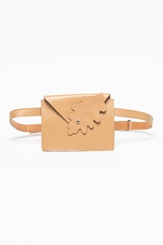 Mihaela Glavan, Curea de piele cu etui detasabil, Cafeniu Mihaela Glavan, Curea de piele cu etui detasabil, Cafeniu