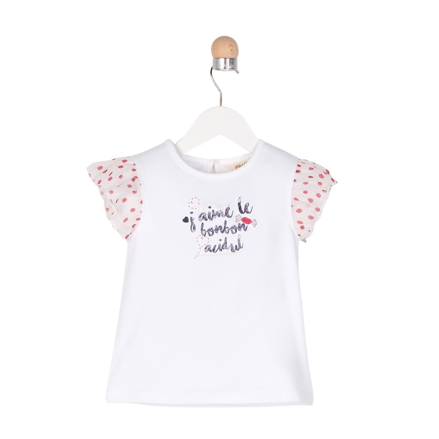 Tricou pentru fete, culoare alba 1820