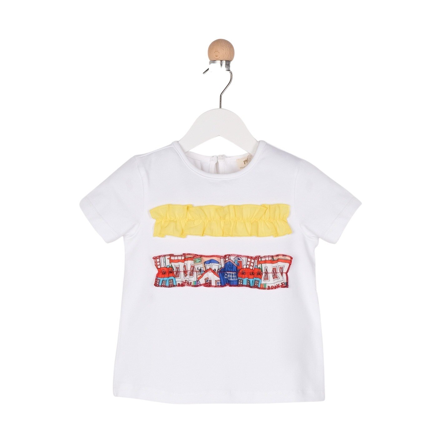 Tricou pentru fete, culoare alba 1840