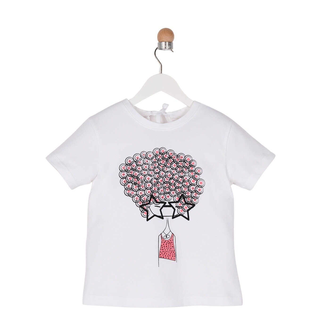 Tricou pentru fete, culoare alba 2067