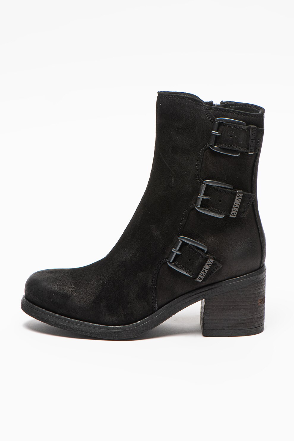 Replay, Botine de piele Dorothy, Negru