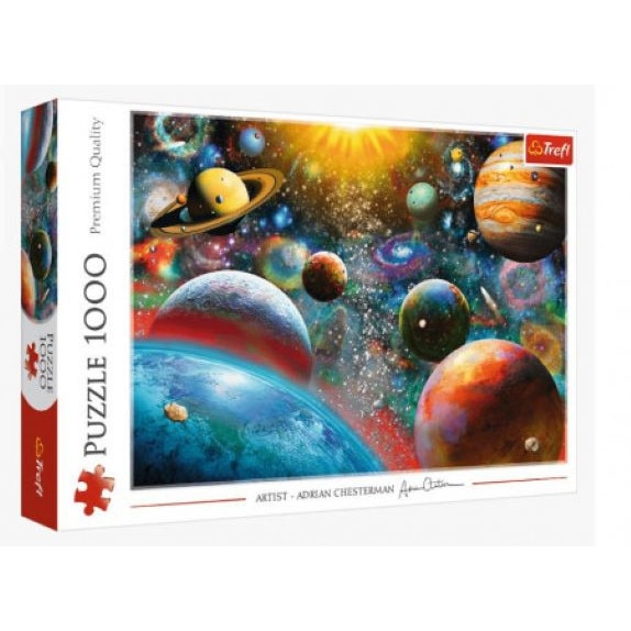 Puzzle Trefl 1000piese - Sistemul Solar