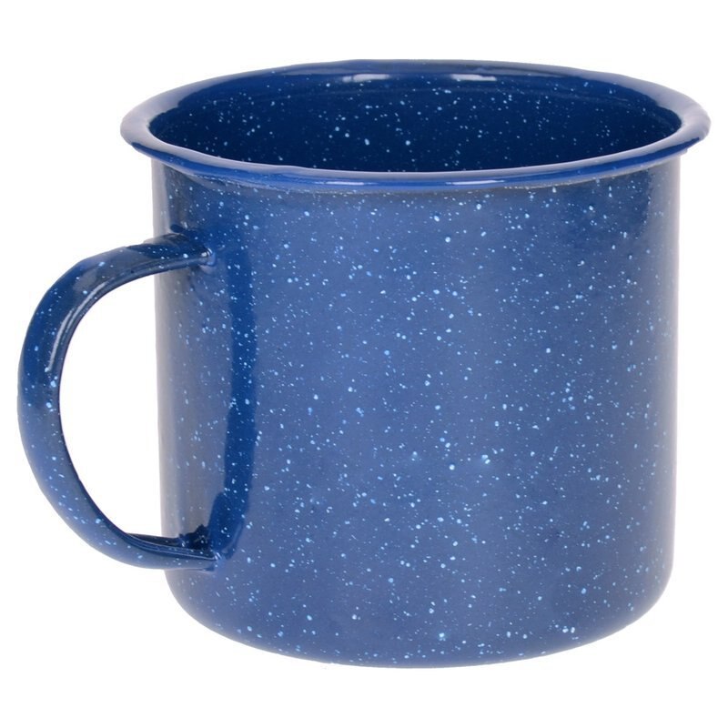 Cana MIL-TEC, Otel emailat, 680 ml, Albastru