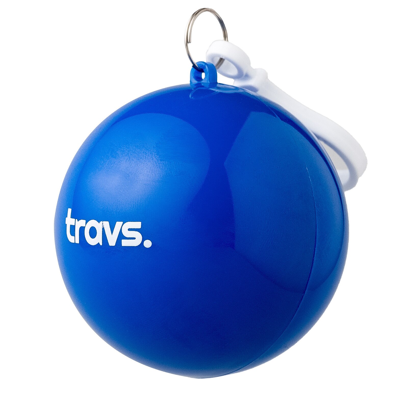 Pelerina de ploaie BALL, tip poncho, albastru, cu sistem de prindere