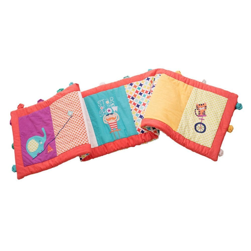 Aparatoare Laterala Patut, Bizzi Growin, Pufoasa, 155 x 40, Multicolora