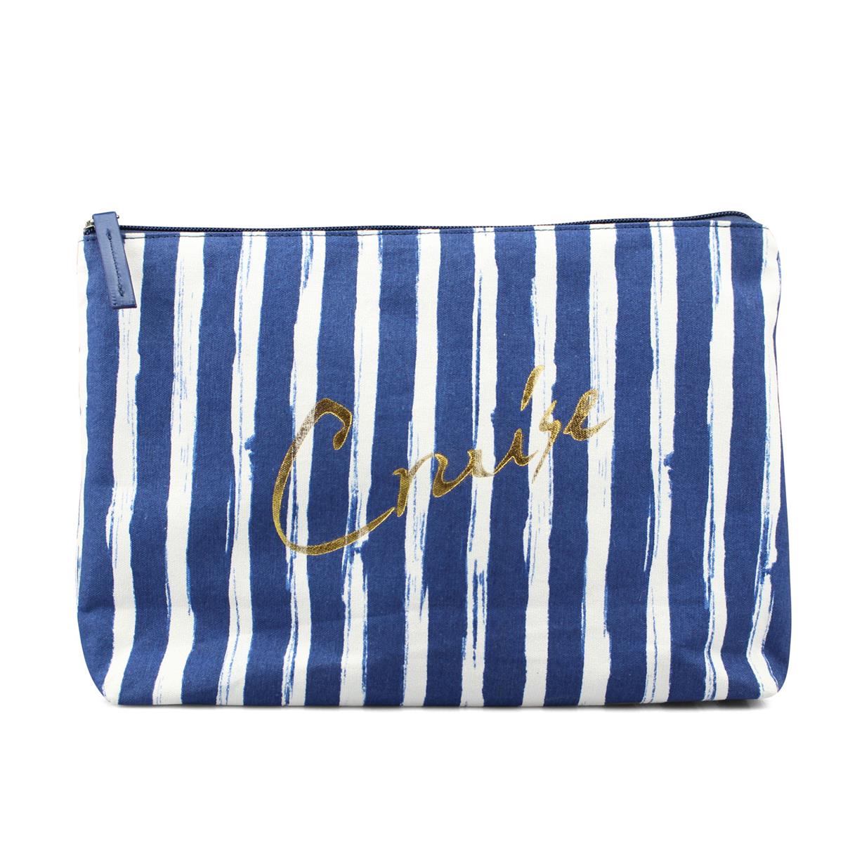 Geanta Pentru Cosmetice Studio Cruise Alb/Albastru 30x20cm