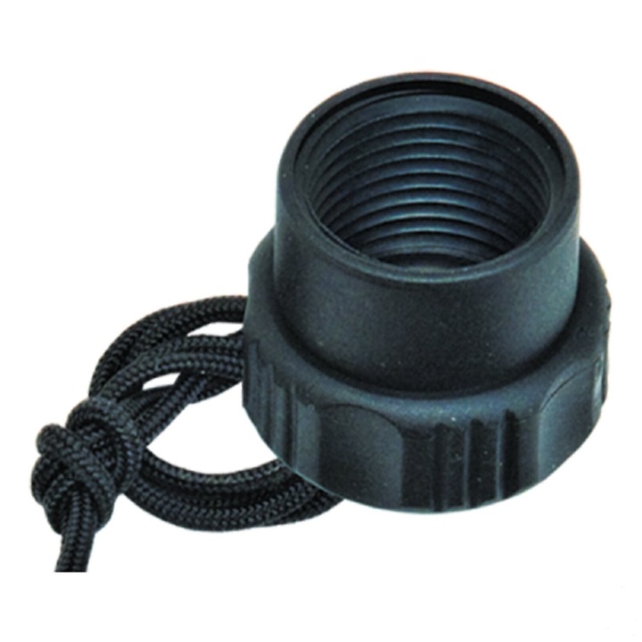 Dop protectie cu filet pentru detentor scufundari, treapta I DIN, Beaver Female Din Dust Cap, negru