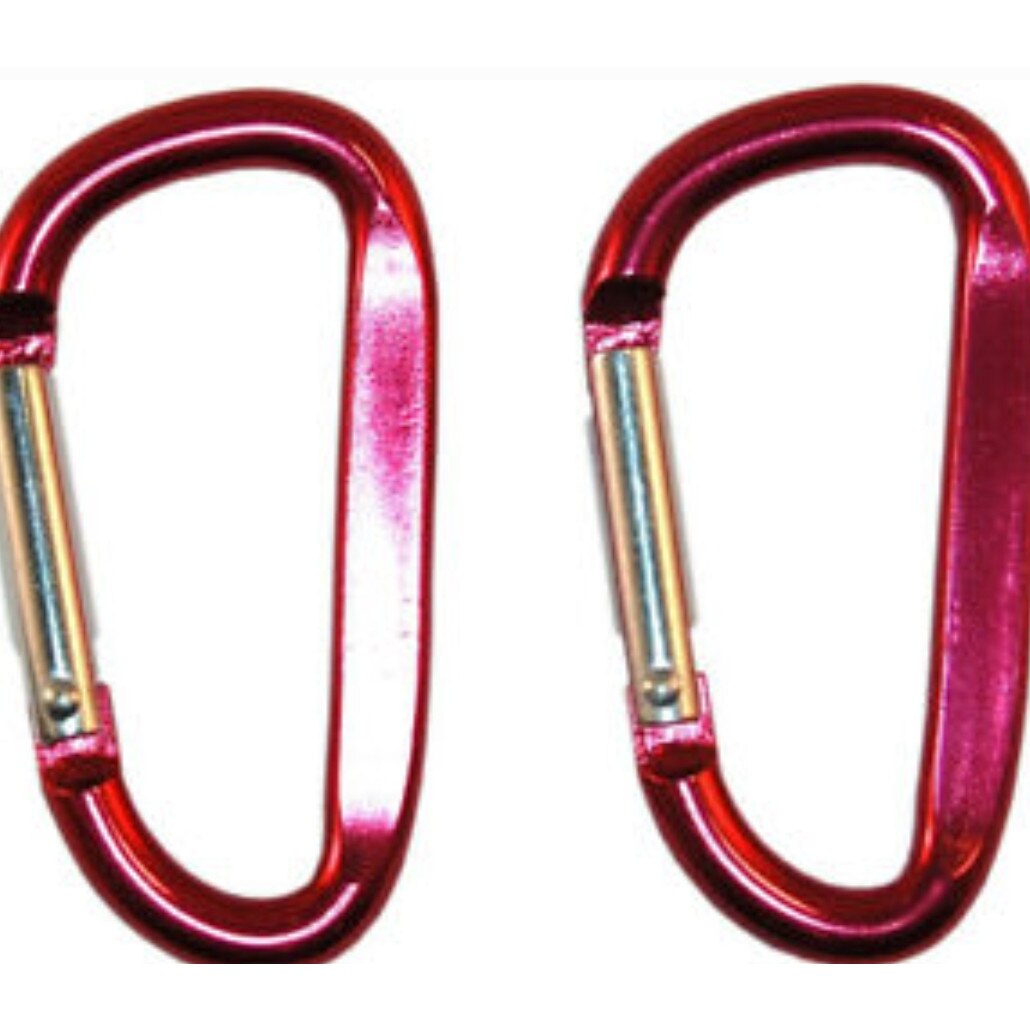 Set pereche carabine, BEAVER One Pair Flat Alloy, Rosu Standard