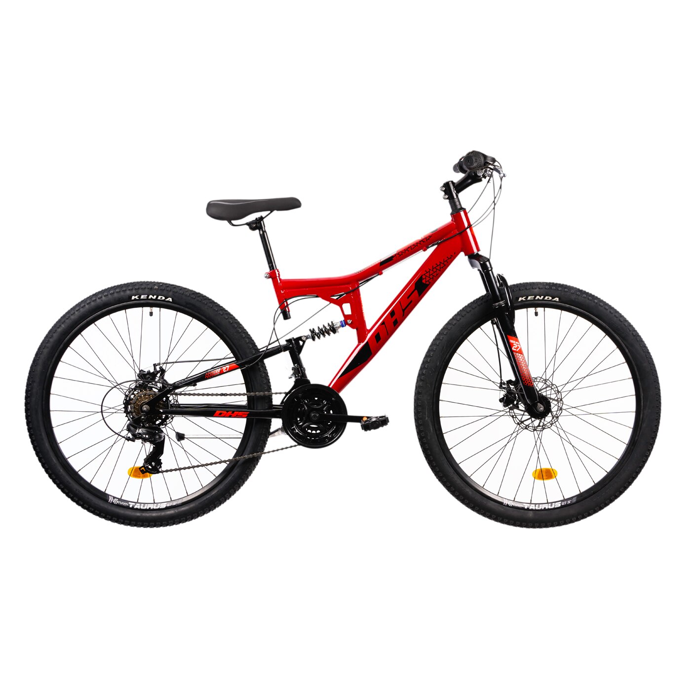 Bicicleta Mtb Terana 2743 FS - 27 Inch, S, Rosu