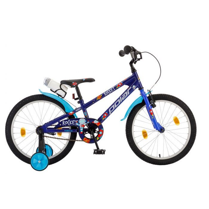 Bicicleta Copii Polar Rocket - 20 Inch, Albastru