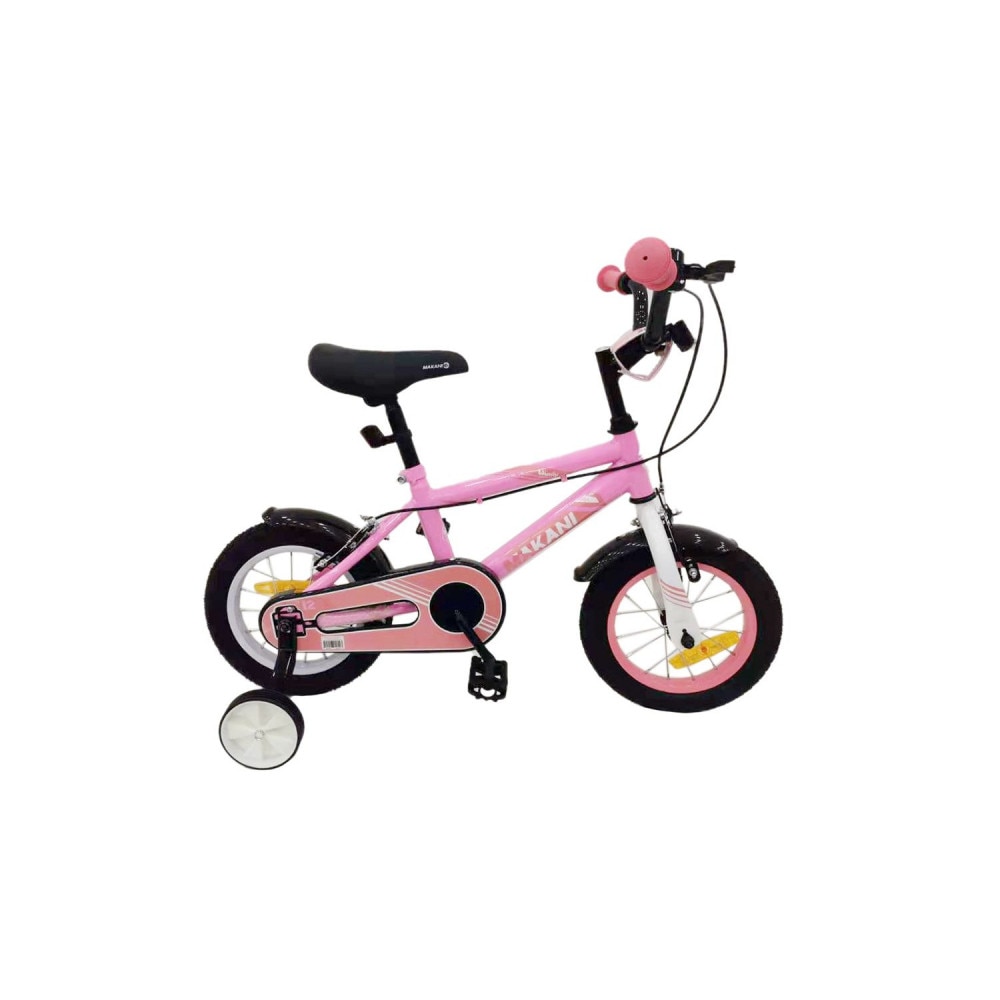 Bicicleta 16 inch KikkaBoo Makani cu roti ajutatoare Windy Pink