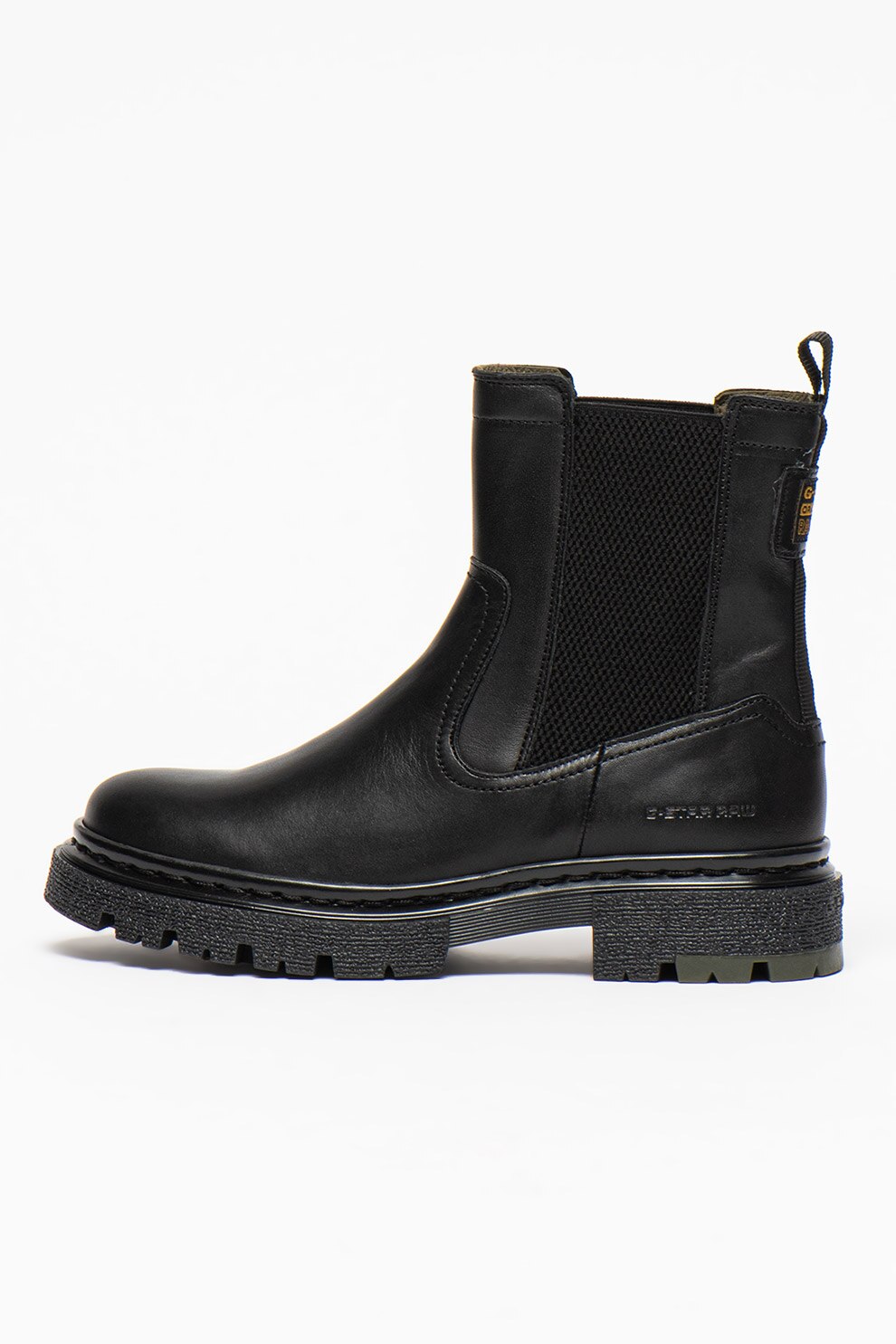G-Star RAW, Ghete Chelsea de piele Kafei, Negru