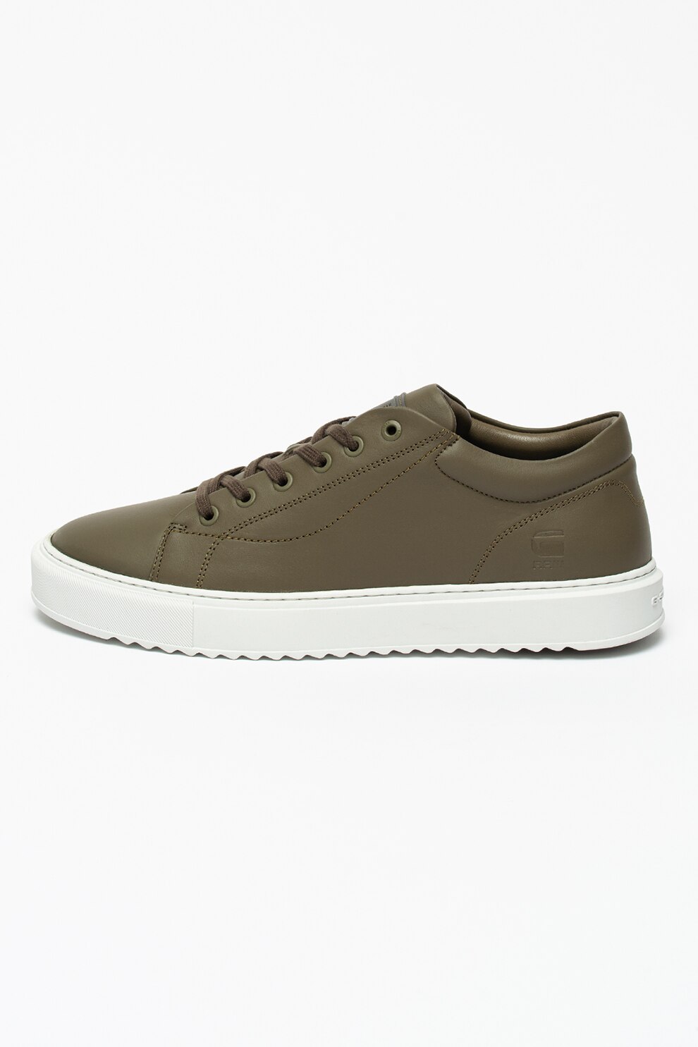 G-Star RAW, Pantofi sport de piele Rocup, verde