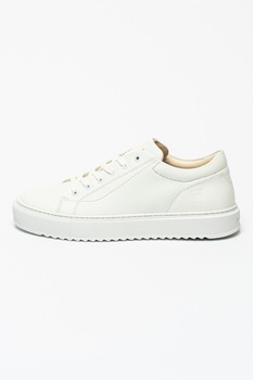 G-Star RAW, Pantofi sport de piele Rocup, Alb G-Star RAW, Pantofi sport de piele Rocup, Alb