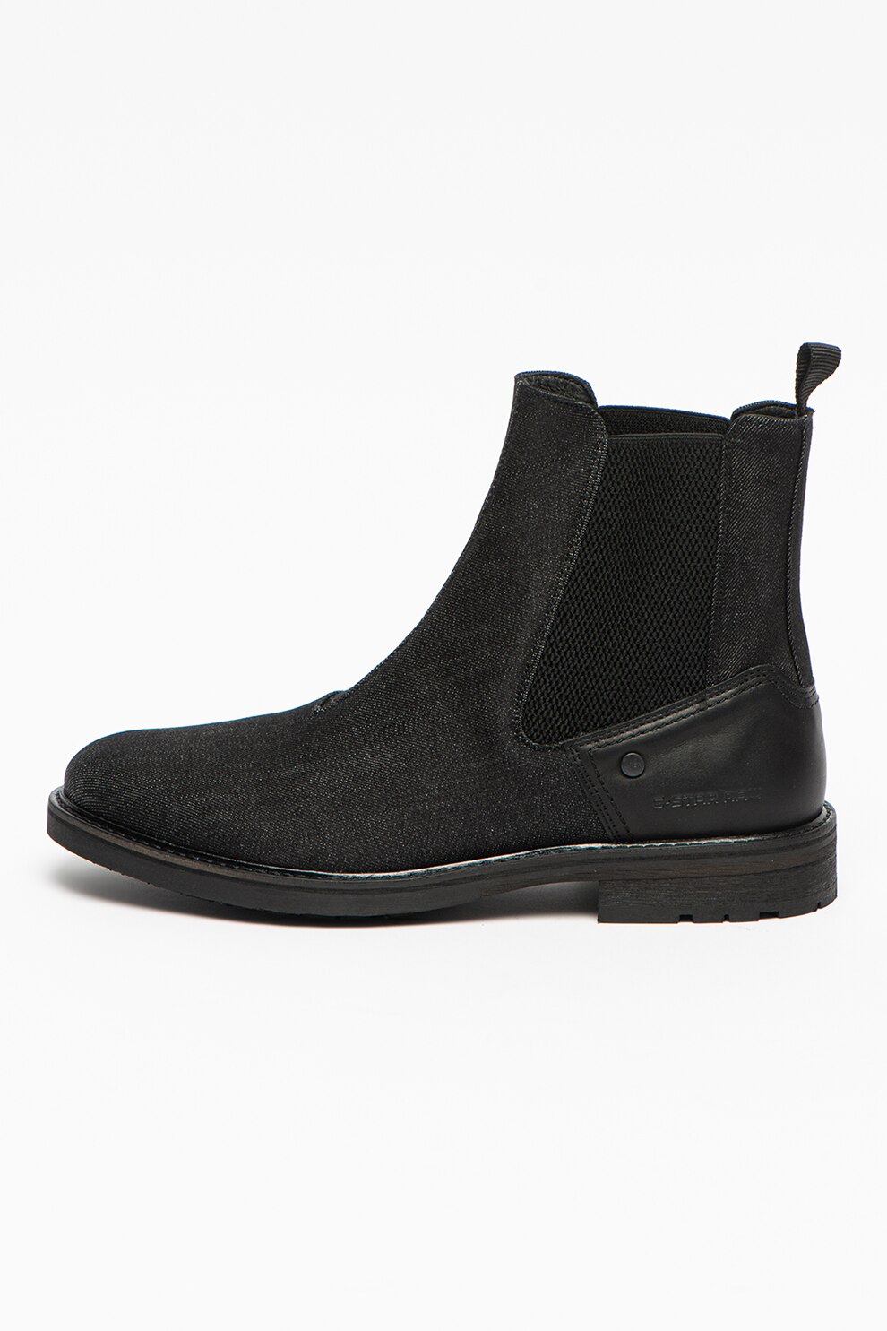 G-Star RAW, Ghete cu insertii de piele Vacum, Negru