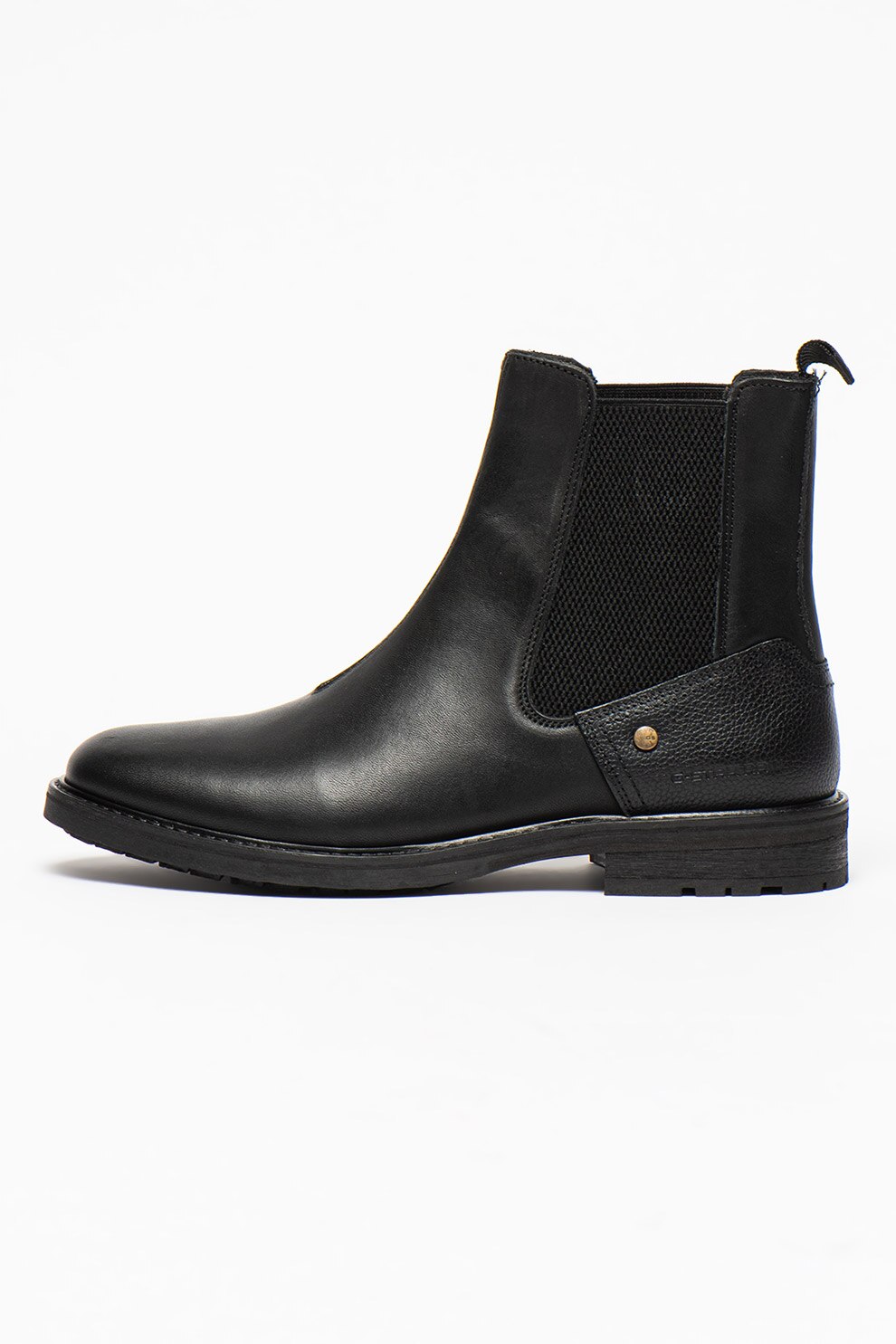 G-Star RAW, Ghete Chelsea de piele Vacum, Negru