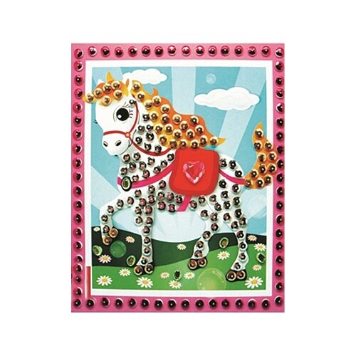 Set imagine mozaic cu strasuri autoadezive - calut, 20.5 x 17 cm