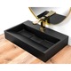 Lavoar pentru blat Goya Black Mat 60CM, Negru, 600x370 mm