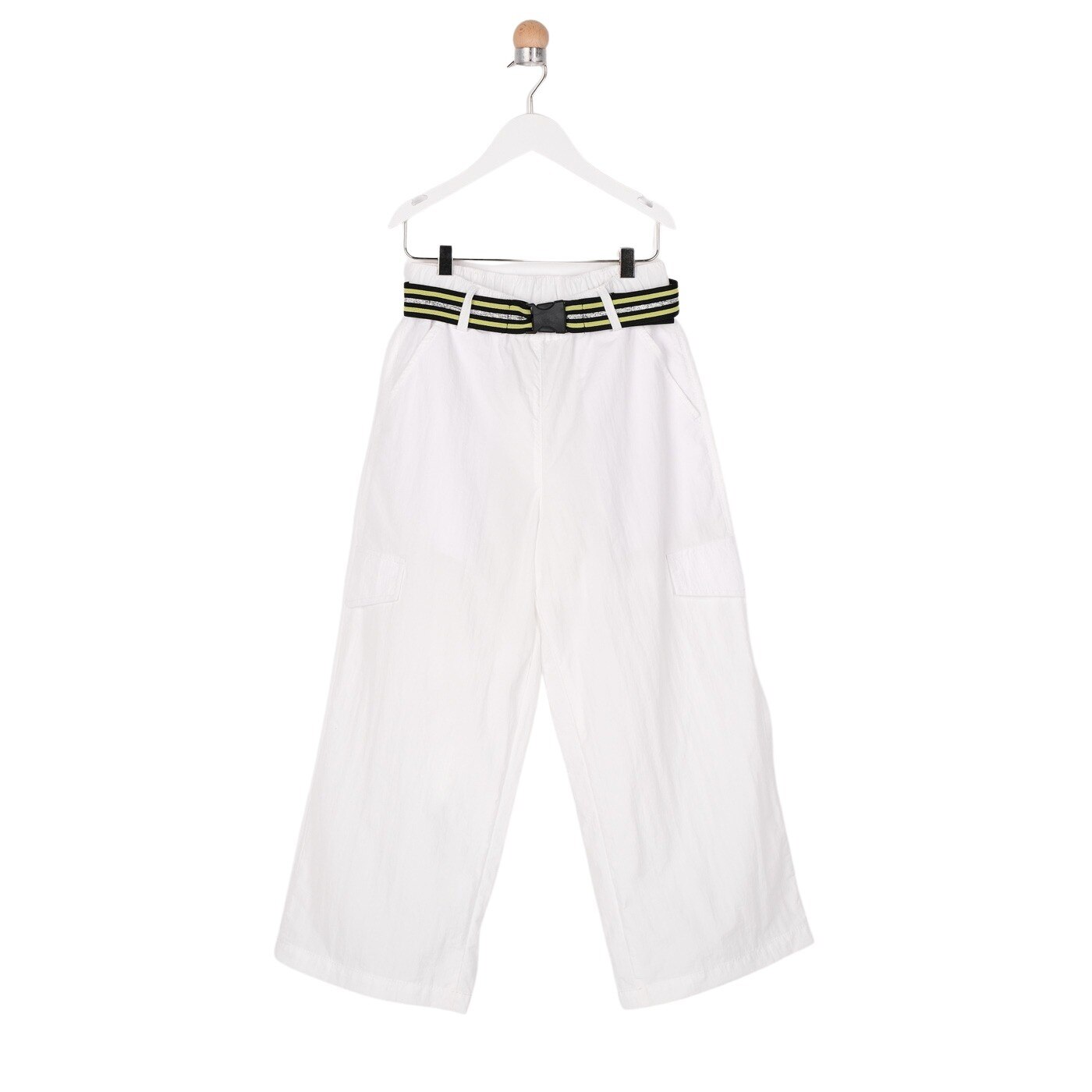 Pantaloni pentru fete, culoare alba, colectia Lime 3212