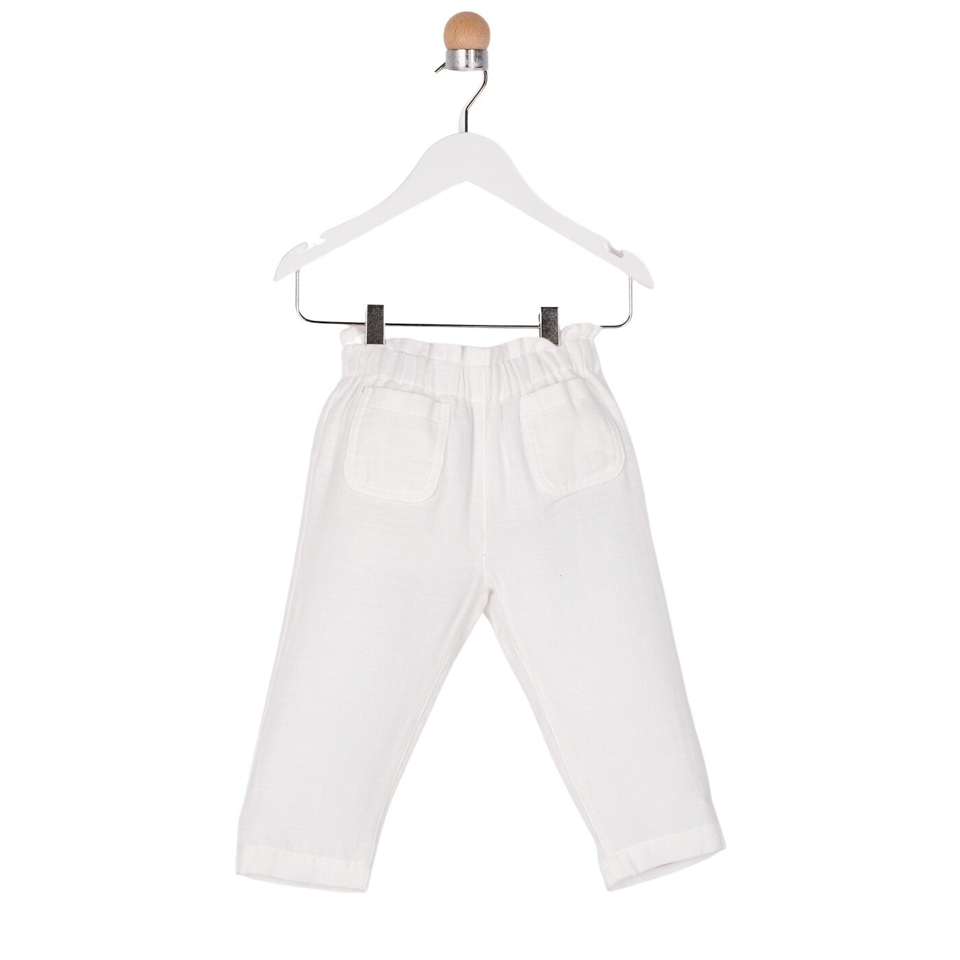 Pantaloni pentru fete, culoare alba, colectia Daisy 3170