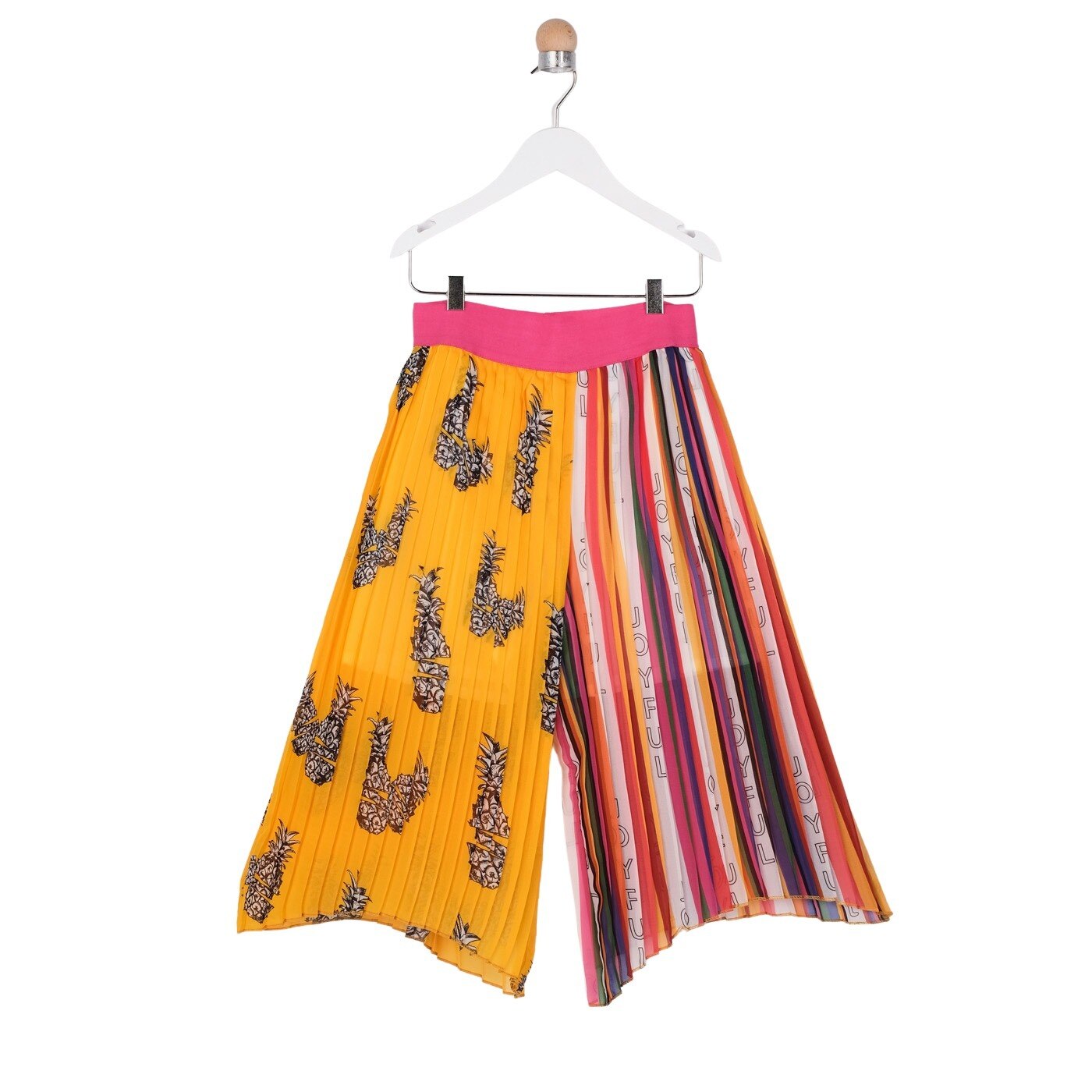 Pantaloni pentru fete, culoare galbena, colectia Joyful 3189