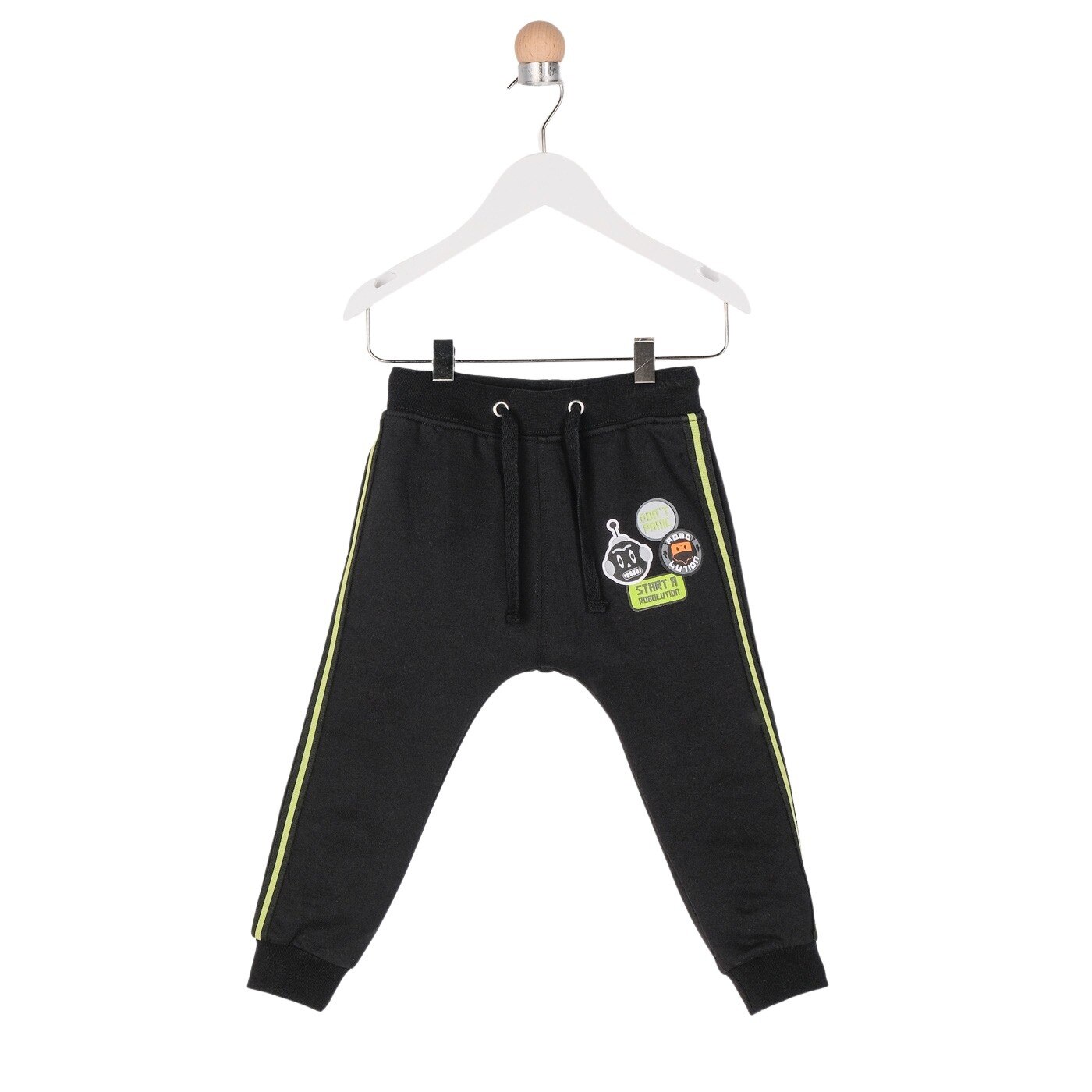 Pantaloni de trening pentru baieti, culoare neagra 1177