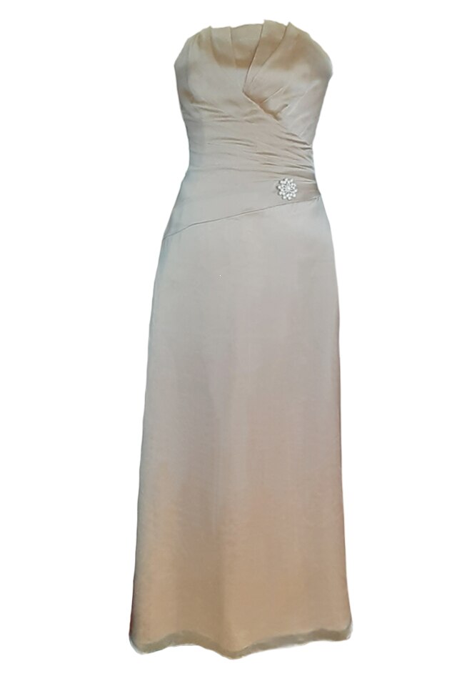Rochie lunga dama Jasmine, latte, 34 EU