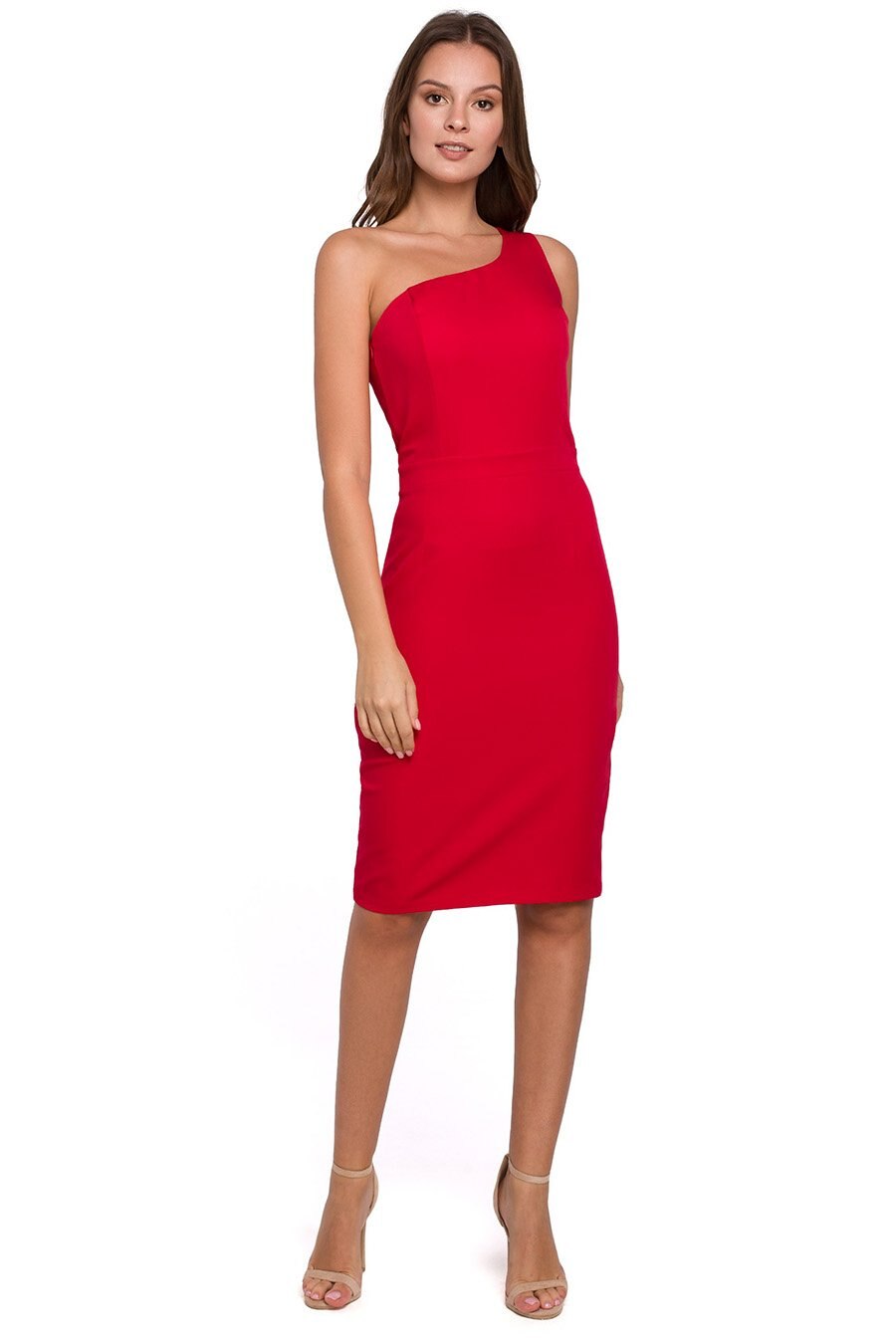 Rochie dama Karmena, Rosu, Rosu