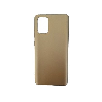 Husa compatibila cu Samsung Galaxy A02s- Silicon Slim, Gold Husa compatibila cu Samsung Galaxy A02s- Silicon Slim, Gold