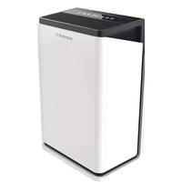 Purificator de aer, Orion, OAPR-E601, 60W, 260m3/h, Lampa UV, Ionizator, 3 viteze ventilator, Conexiune Wifi, Filtru HEPA, Alb/Negru