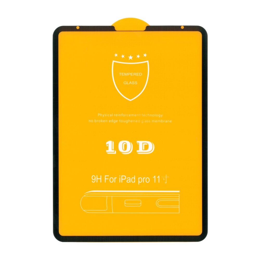 Folie protectie 10D, din sticla securizata, pentru iPad 11 (10.9'')