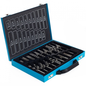 Set de 170 burghie de titan pentru metal TA1314 TAGRED Set de 170 burghie de titan pentru metal TA1314 TAGRED