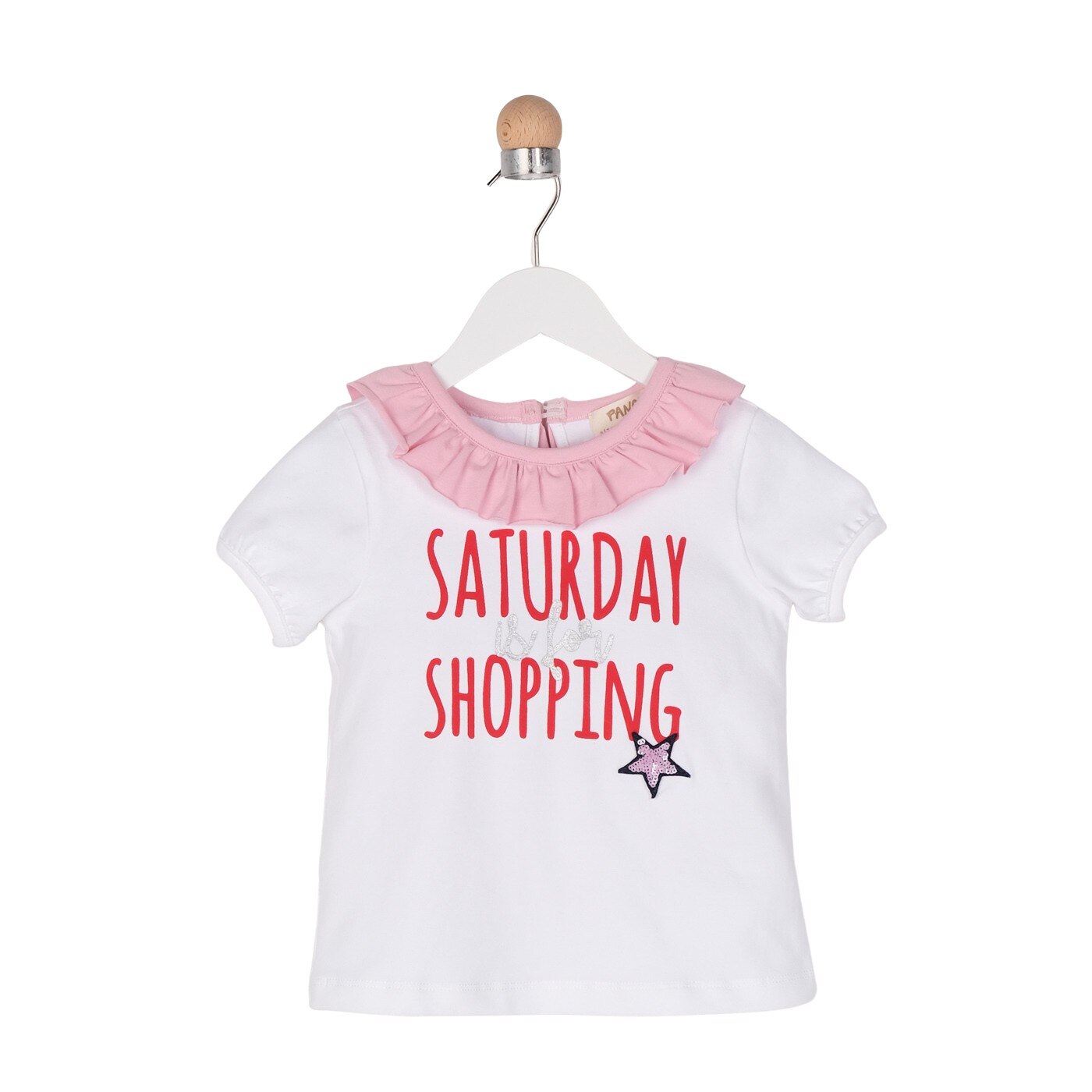 Tricou pentru fete, culoare alba, colectia Weekend 4066