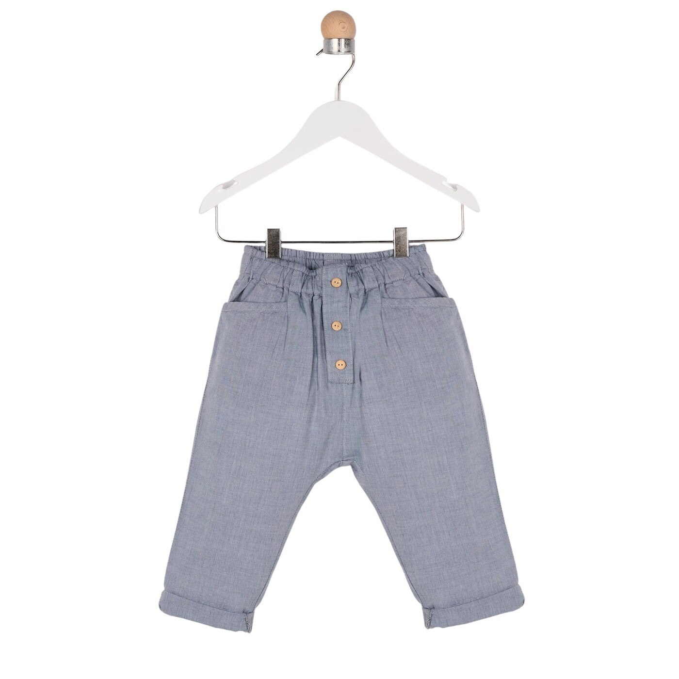 Pantaloni pentru baieti, culoare albastra 1202