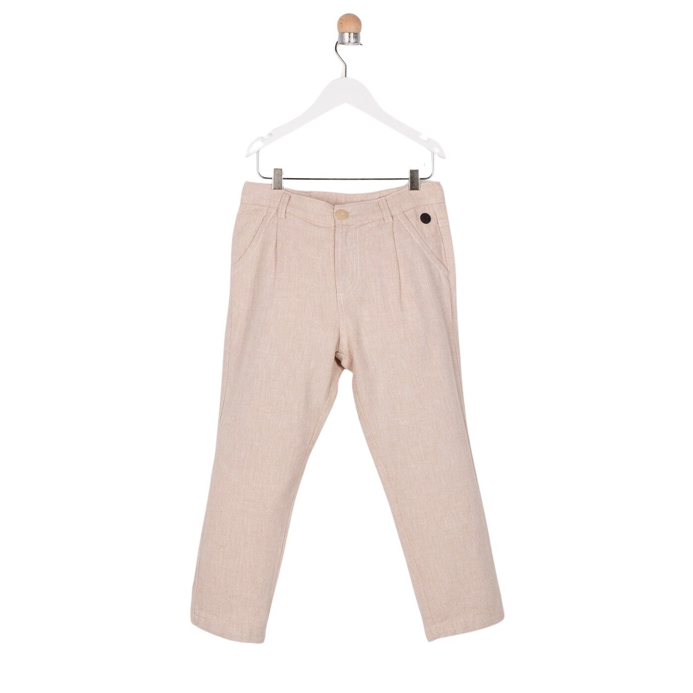Pantaloni pentru baieti, culoare bej 1416